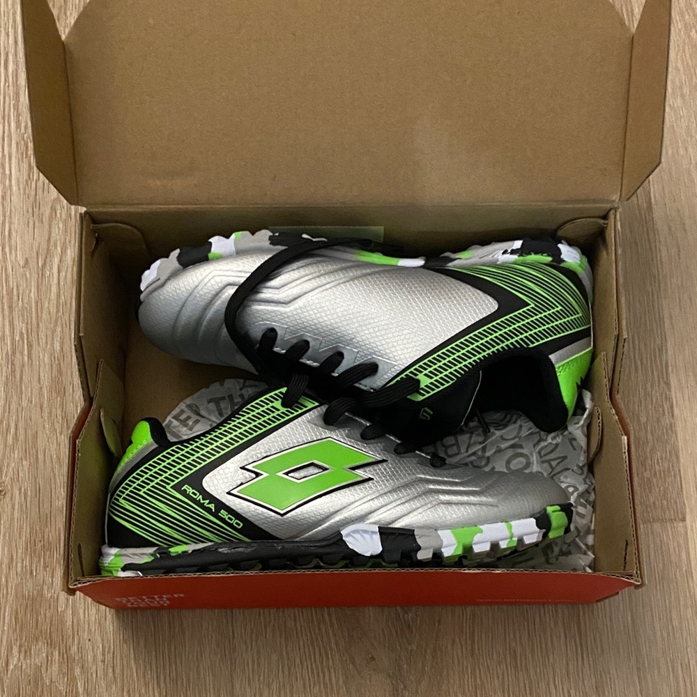 Lotto Kids Sneakers - Silver and Green